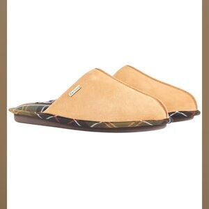 NWOT Barbour (UK4) Simone Suede Slippers made from Recycled Plastic Bottles